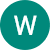 W letter profile pic