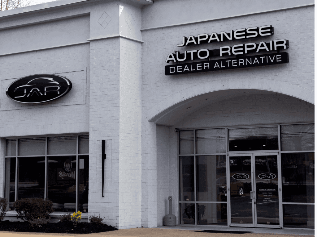 exterior detail of japanese auto repair in buford ga