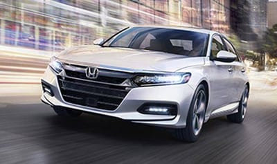 Honda car driving