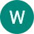 W letter profile pic