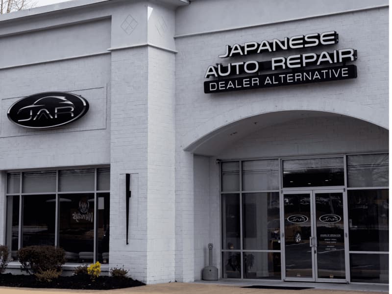 exterior detail of japanese auto repair in buford ga