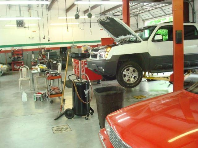 Close up On Car in Shop